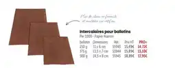 Retif Intercalaires pour ballotins offre