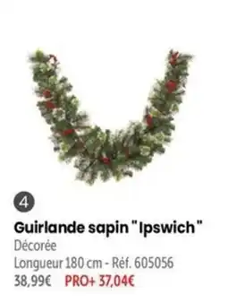 Retif Guirlande sapin "Ipswich" offre