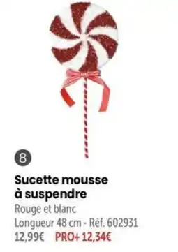 Retif Sucette mousse à suspendre offre