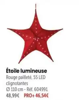Retif Étoile lumineuse offre