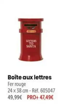 Retif LETTERS TO SANTA Boîte aux lettres offre