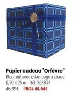Retif Orfèvre Papier cadeau offre