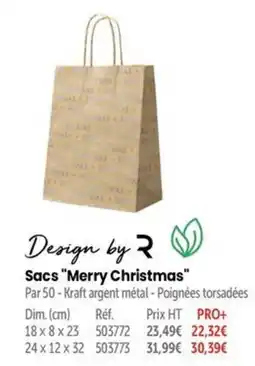 Retif Design by R Sacs "Merry Christmas" offre