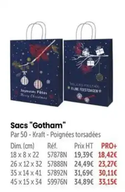 Retif Sacs Gotham offre