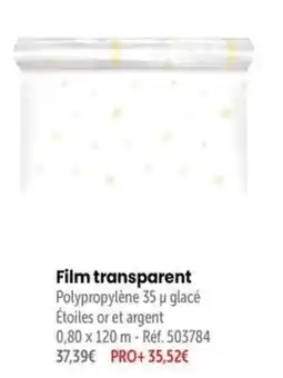 Retif Film transparent offre