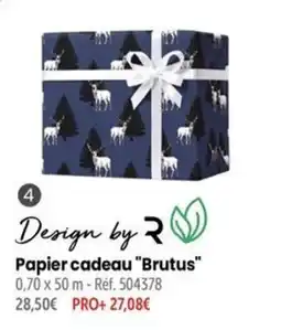 Retif Design by R Papier cadeau "Brutus" offre