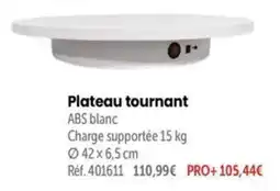Retif Plateau tournant offre
