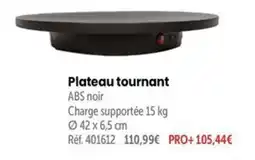 Retif Plateau tournant offre