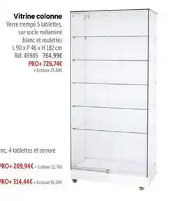 Retif Vitrine colonne offre