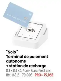 Retif Solo Terminal de paiement autonome offre