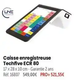 Retif Techfive Caisse enregistreuse offre
