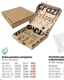 Retif Boîtes postales extrapolates offre
