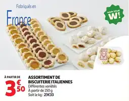Auchan Supermarché ASSORTIMENT DE BISCUITERIE ITALIENNES offre