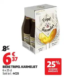 Auchan Supermarché Tripel Karmeliet offre