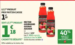 Auchan Supermarché Auchan Nectar Gourmand Goyave offre