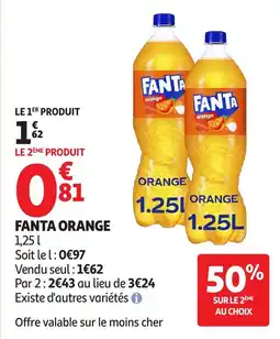 Auchan Supermarché FANTA ORANGE offre