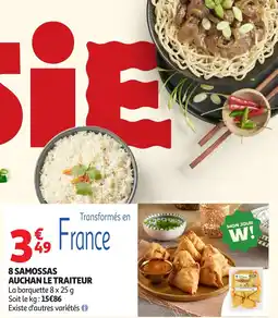 Auchan Supermarché AUCHAN LE TRAITEUR SAMOSSAS offre