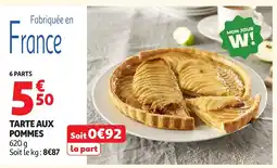 Auchan Supermarché Tarte aux pommes offre