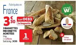 Auchan Supermarché Baguette offre