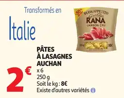 Auchan Supermarché RANA PÂTES À LASAGNES offre