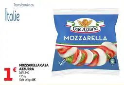 Auchan Supermarché Casa Azzurra Mozzarella offre