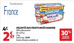 Auchan Supermarché DANONE Velouté offre