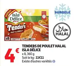 Auchan Supermarché ISLA DÉLICE TENDERS DE POULET HALAL offre