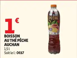 Auchan Supermarché AUCHAN Thé Glace Pêche offre