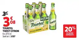 Auchan Supermarché Tourtel Twist Citron offre