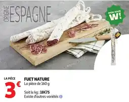 Auchan Supermarché FUET NATURE offre