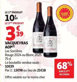 Auchan Supermarché VACQUEYRAS Les Sorcières offre