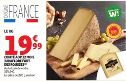 Auchan Supermarché JuraFlore Fort Comté offre