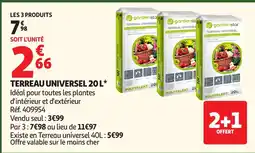 Auchan Supermarché gardenstar Terreau universel offre