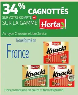Auchan Supermarché Herta Knacki offre