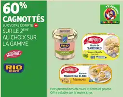 Auchan Supermarché SAUPIQUET Filets de Thon offre
