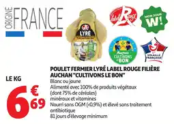 Auchan Supermarché LYRÉ Poulet fermier offre