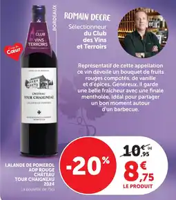Maximarché Château Tour Chaigneau offre