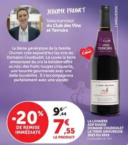 Maximarché DOMAINE COUDOULET LA TERRE AMOUREUSE offre