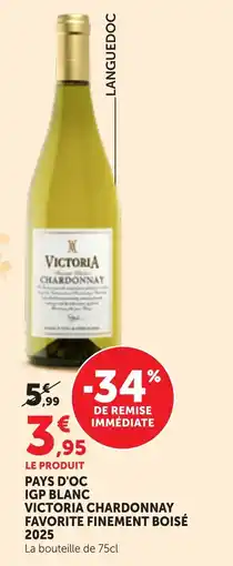 Maximarché Victoria Chardonnay offre