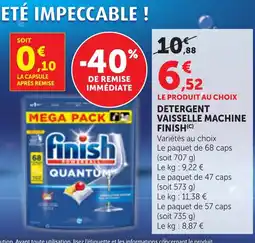 Bi1 Finish Detergent vaisselle machine offre