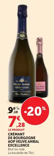 Maximarché VEUVE AMBAL CRÉMANT DE BOURGOGNE offre