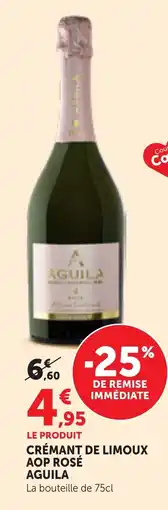 Maximarché AGUILA Crémant de Limoux AOP Rosé offre