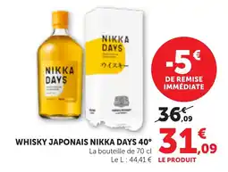 Bi1 NIKKA WHISKY DAYS offre