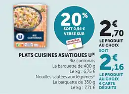Bi1 U Riz cantonais offre
