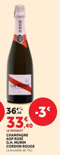Maximarché G.H. MUMM CHAMPAGNE offre