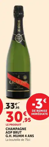 Maximarché G.H. MUMM CHAMPAGNE offre