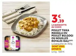 Bi1 Isali Poulet Tikka Massala offre