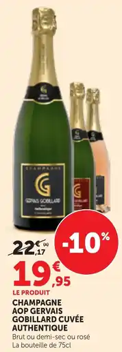 Maximarché Gervais Gobillard Champagne offre