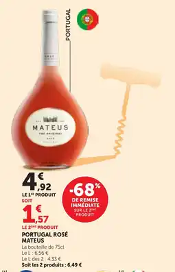 Maximarché MATEUS PORTUGAL ROSÉ offre
