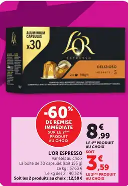 Bi1 L'OR ESPRESSO offre